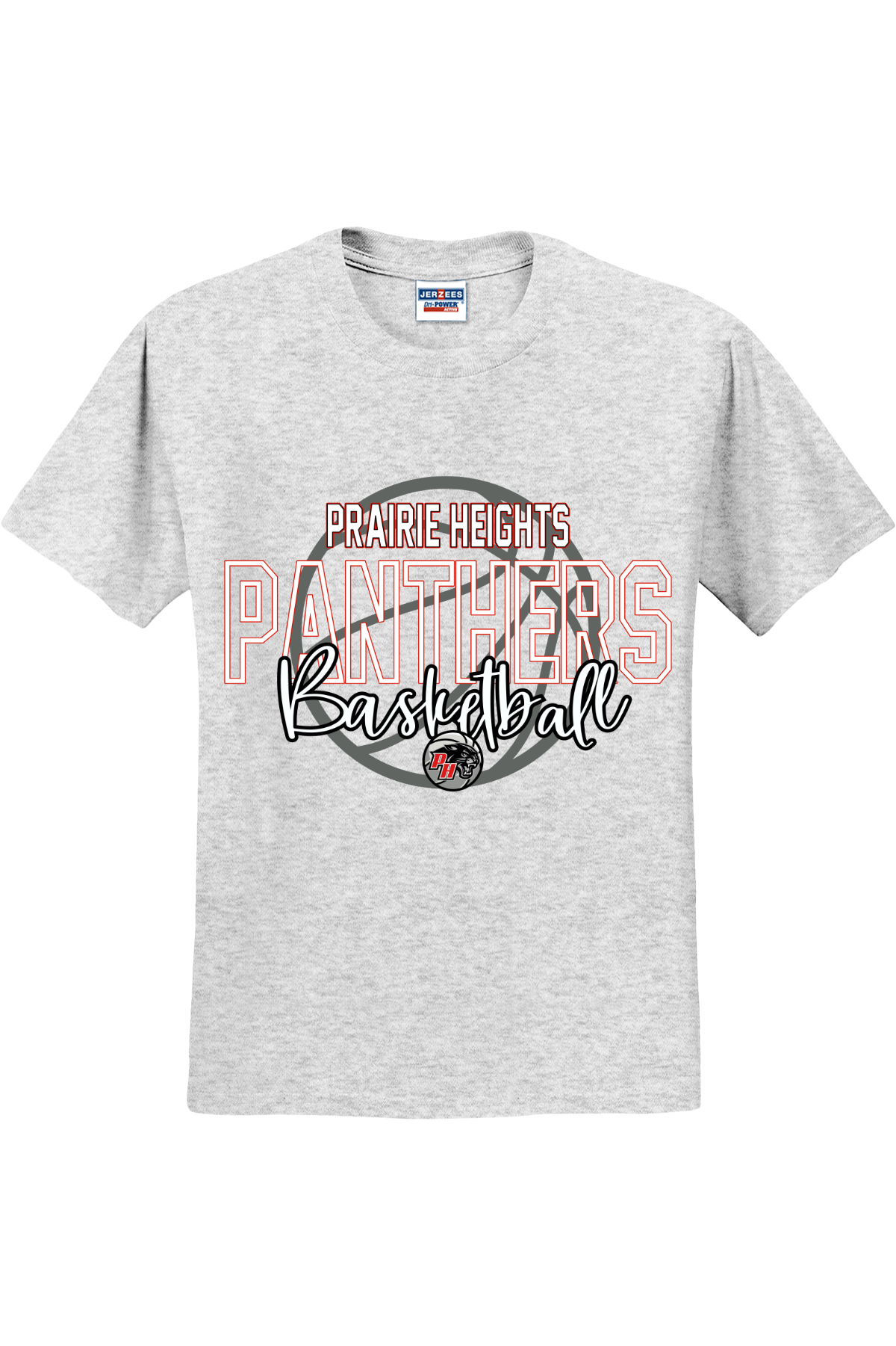 Prairie Heights Panthers Basketball T Shirt 29M47