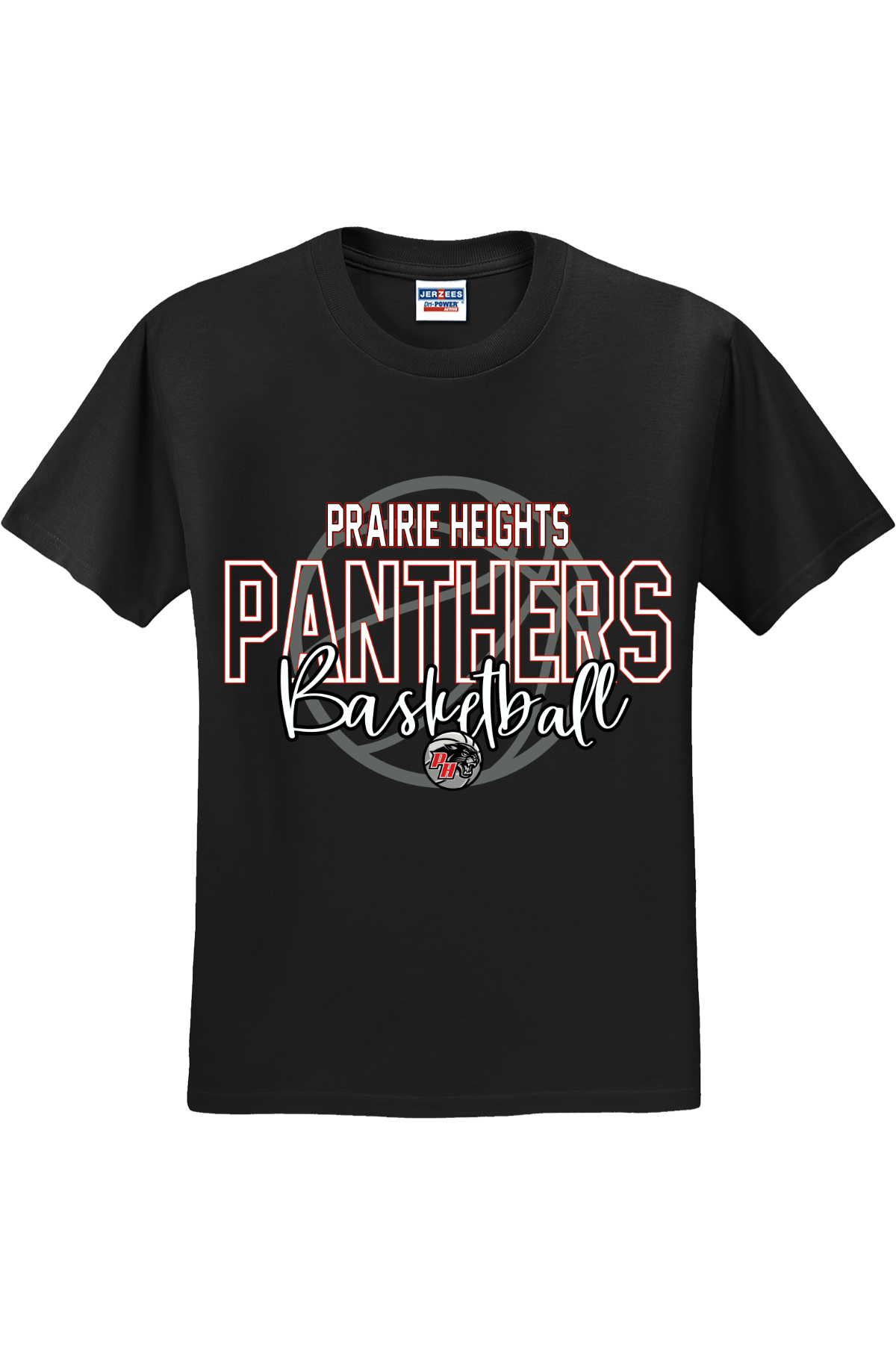 Prairie Heights Panthers Basketball T Shirt 29M47