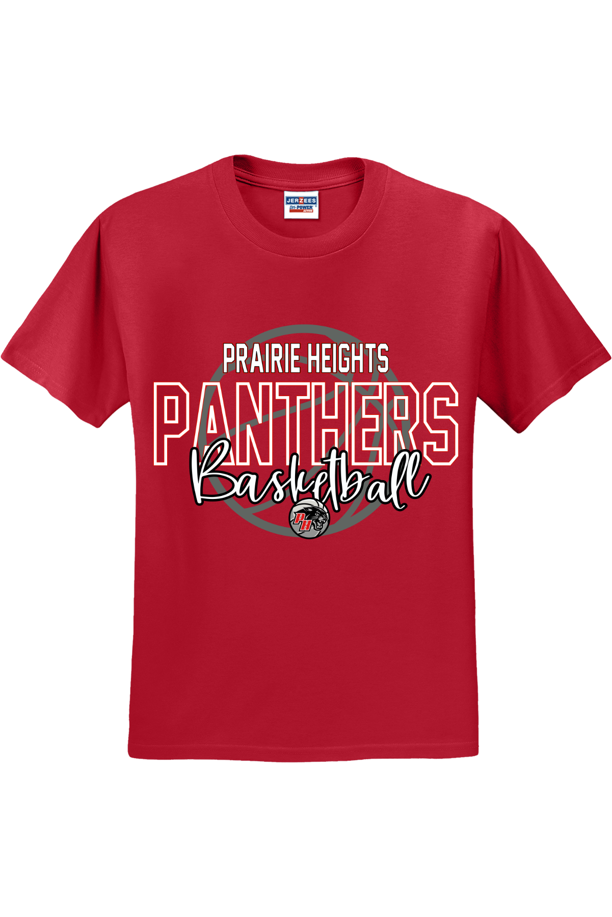 Prairie Heights Panthers Basketball T Shirt 29M47