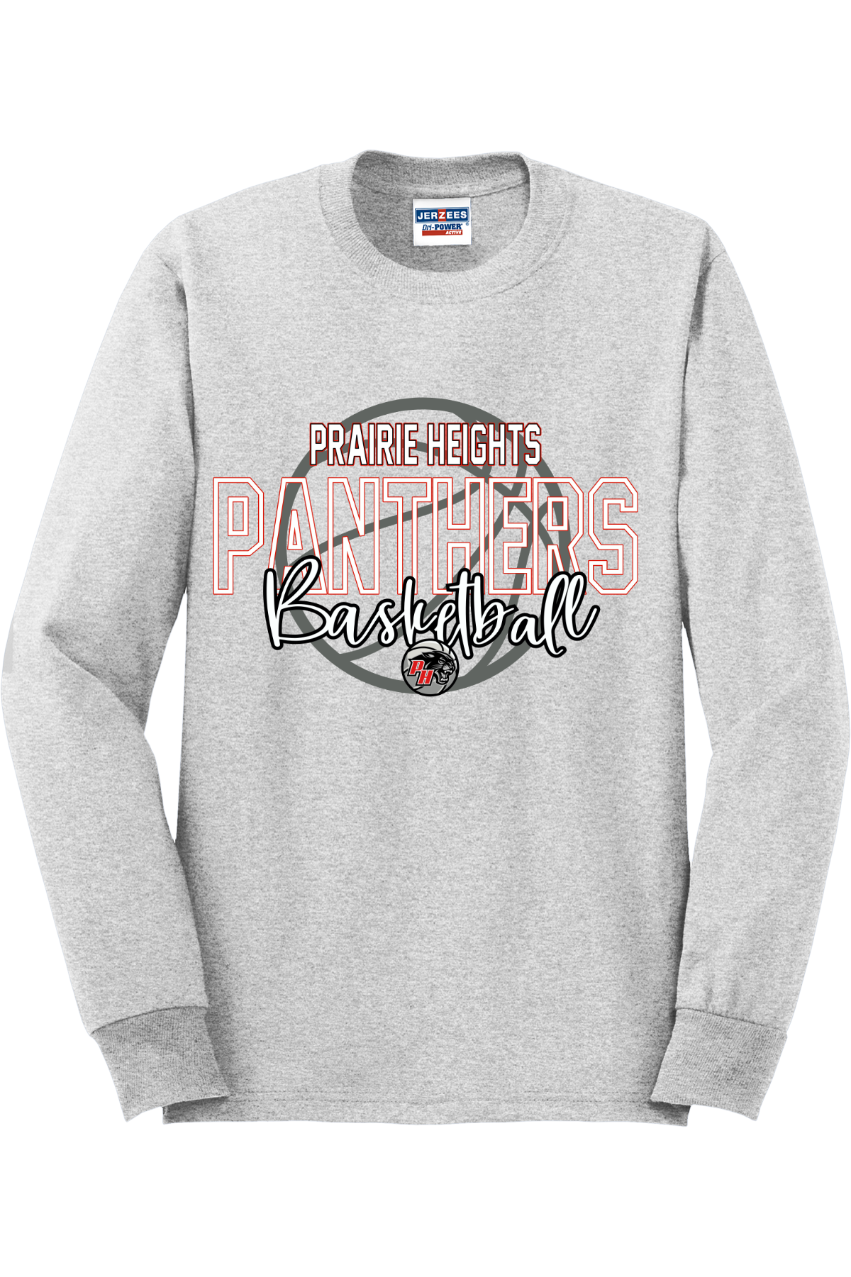 Prairie Heights Panthers Basketball Long Sleeve T-Shirt 29LS47