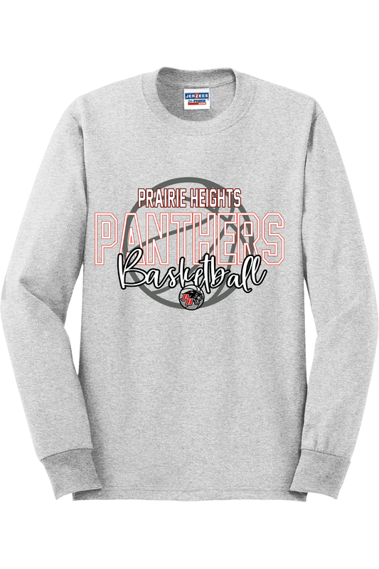 Prairie Heights Panthers Basketball Long Sleeve T-Shirt 29LS47