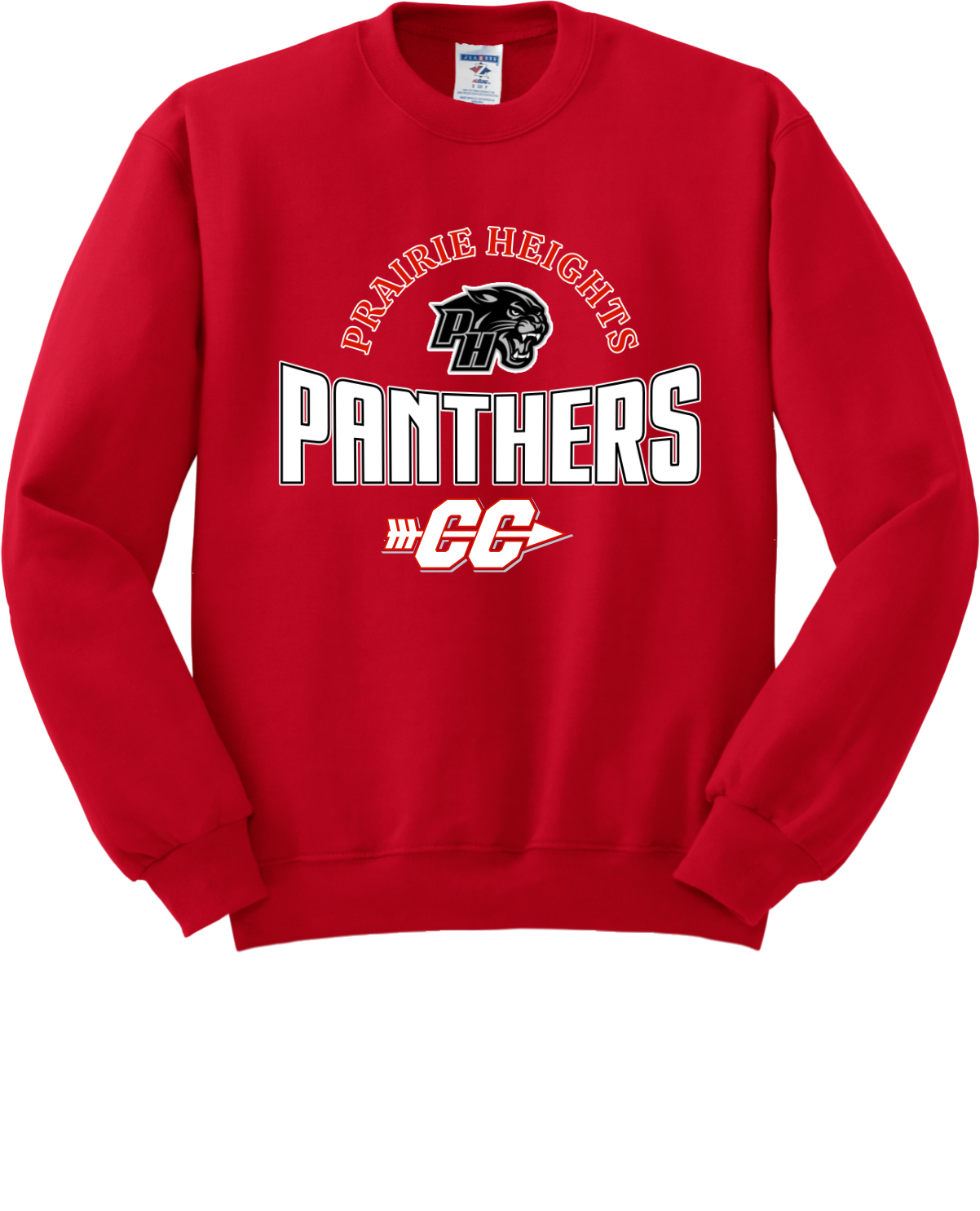 Prairie Heights Panthers Crewneck Sweatshirt 562M45