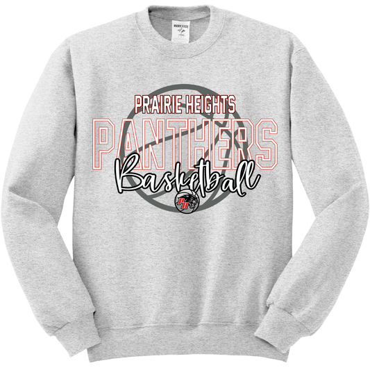 Prairie Heights Panthers Basketball Crewneck Sweatshirt 562M47