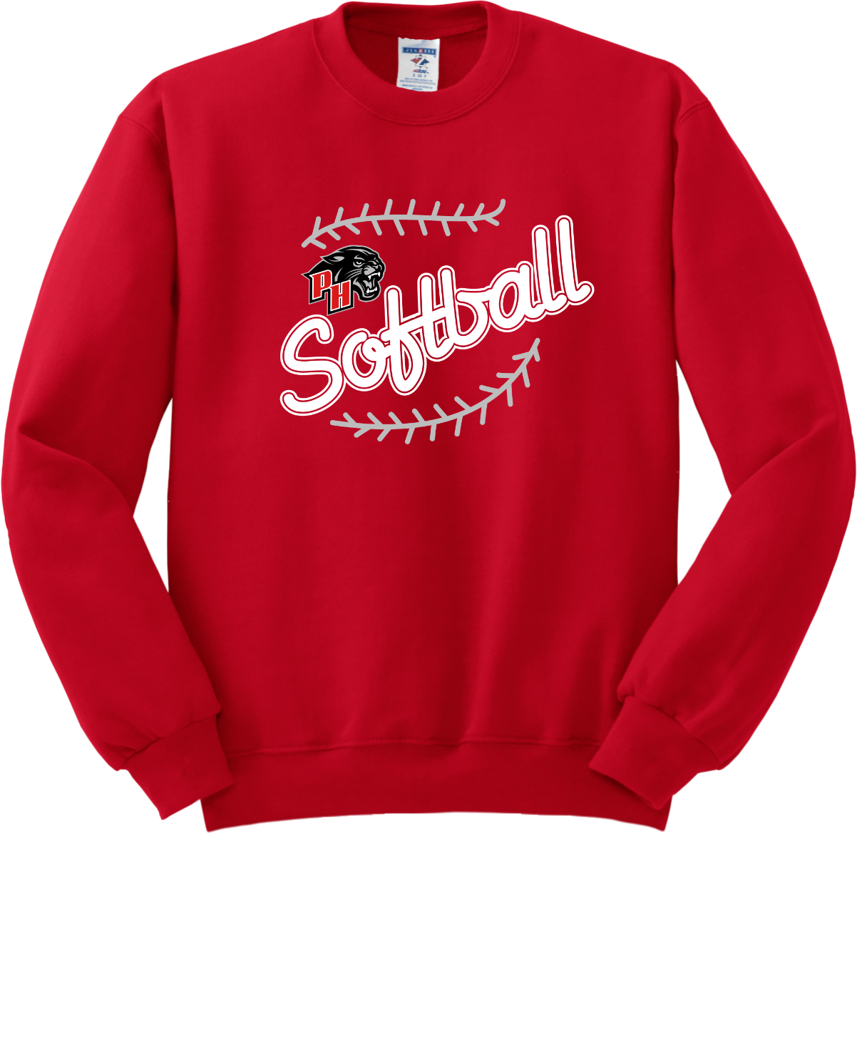 Prairie Heights Panthers Softball Crewneck Sweatshirt 562M49