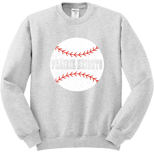 Prairie Heights Panthers Baseball Crewneck Sweatshirt 562M50