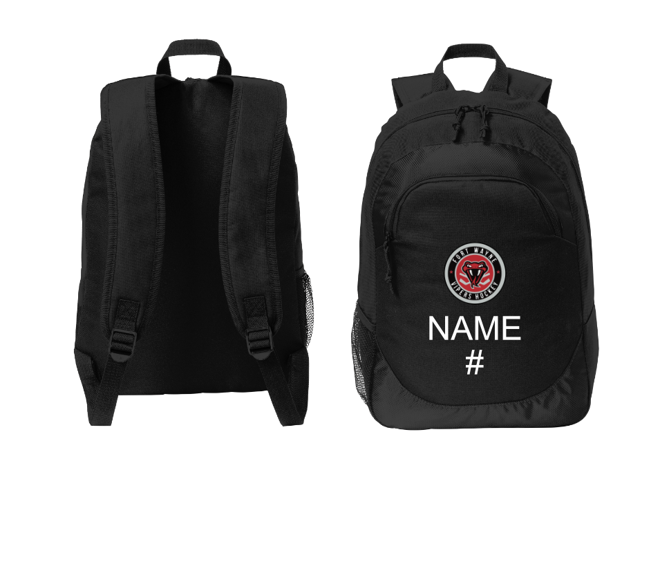 BG17 Backpack Embroidered Vipers Logo