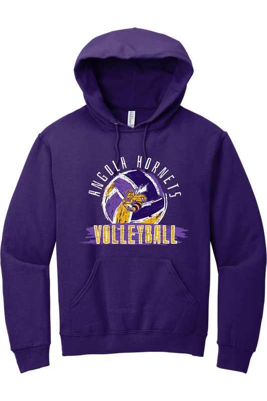 Angola Hornets Volleyball Hooded Sweatshirt 996M4