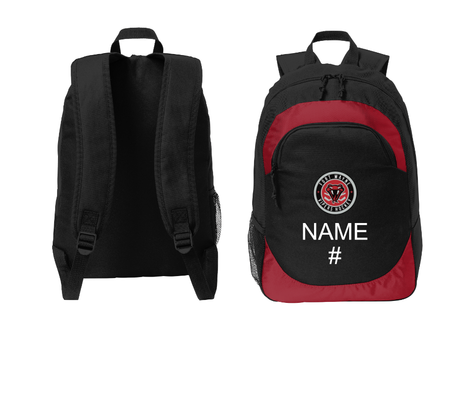BG17 Backpack Embroidered Vipers Logo