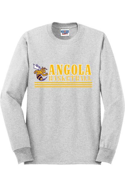 Angola Hornets Basketball Long Sleeve T-Shirt 29LS9