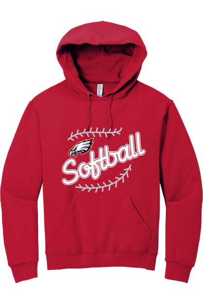 Fremont Eagles Softball Hooded Sweatshirt 996M32