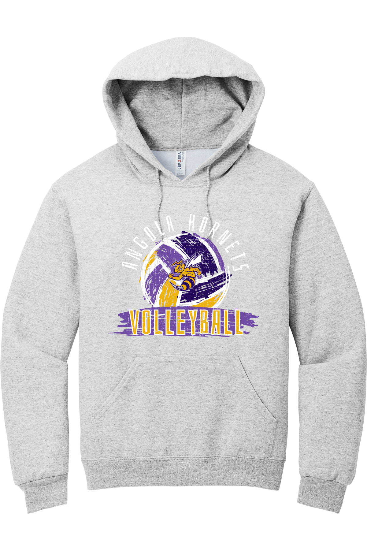 Angola Hornets Volleyball Hooded Sweatshirt 996M4