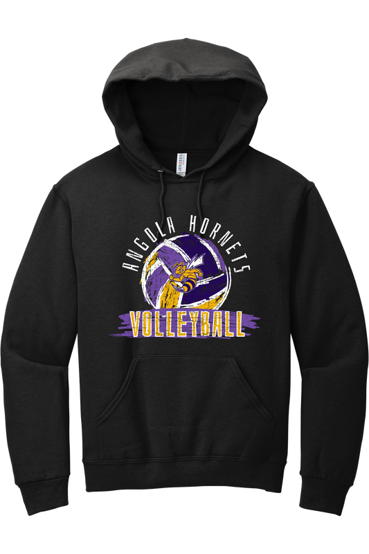 Angola Hornets Volleyball Hooded Sweatshirt 996M4