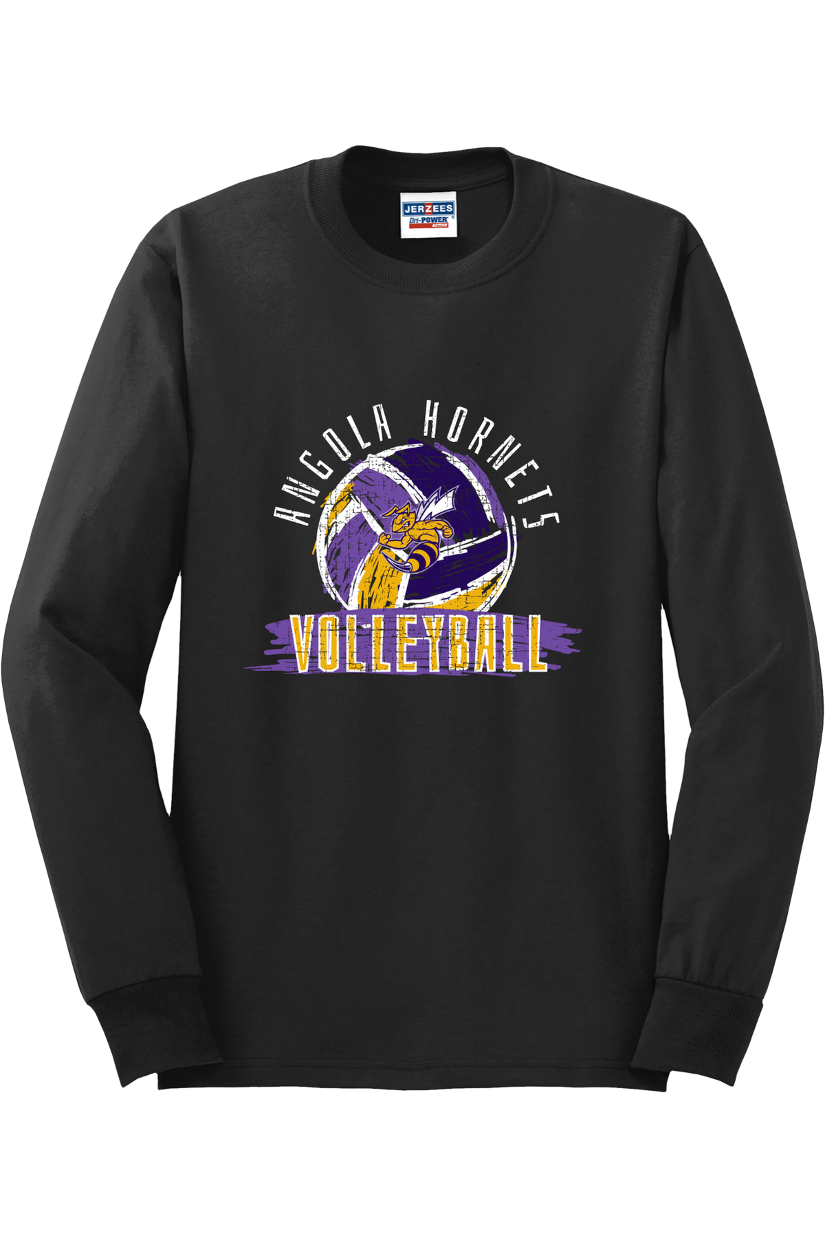 Angola Hornets Volleyball Crewneck Sweatshirt 562M4