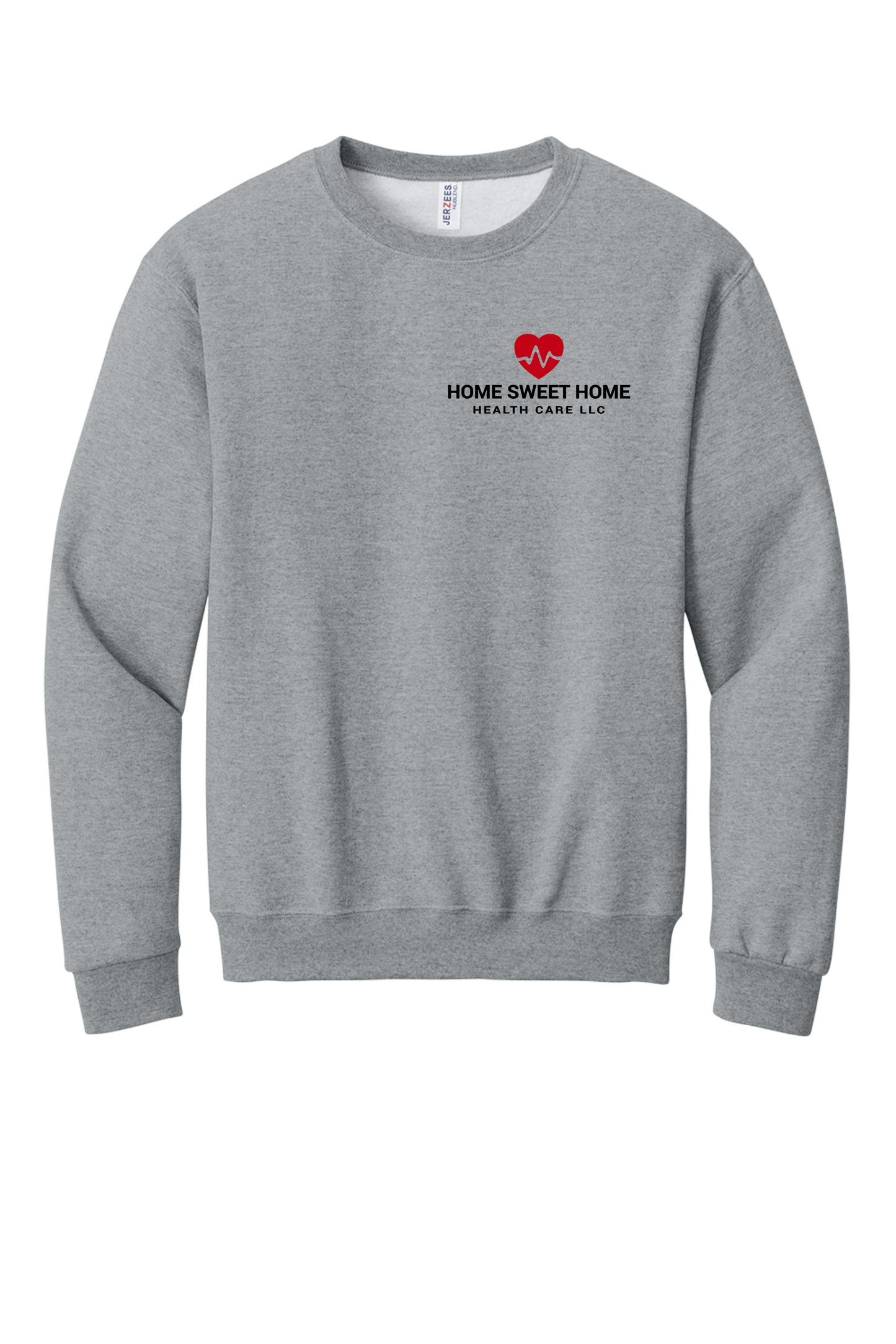 Home Sweet Home Heartbeat EMBROIDERED crewneck sweatshirt