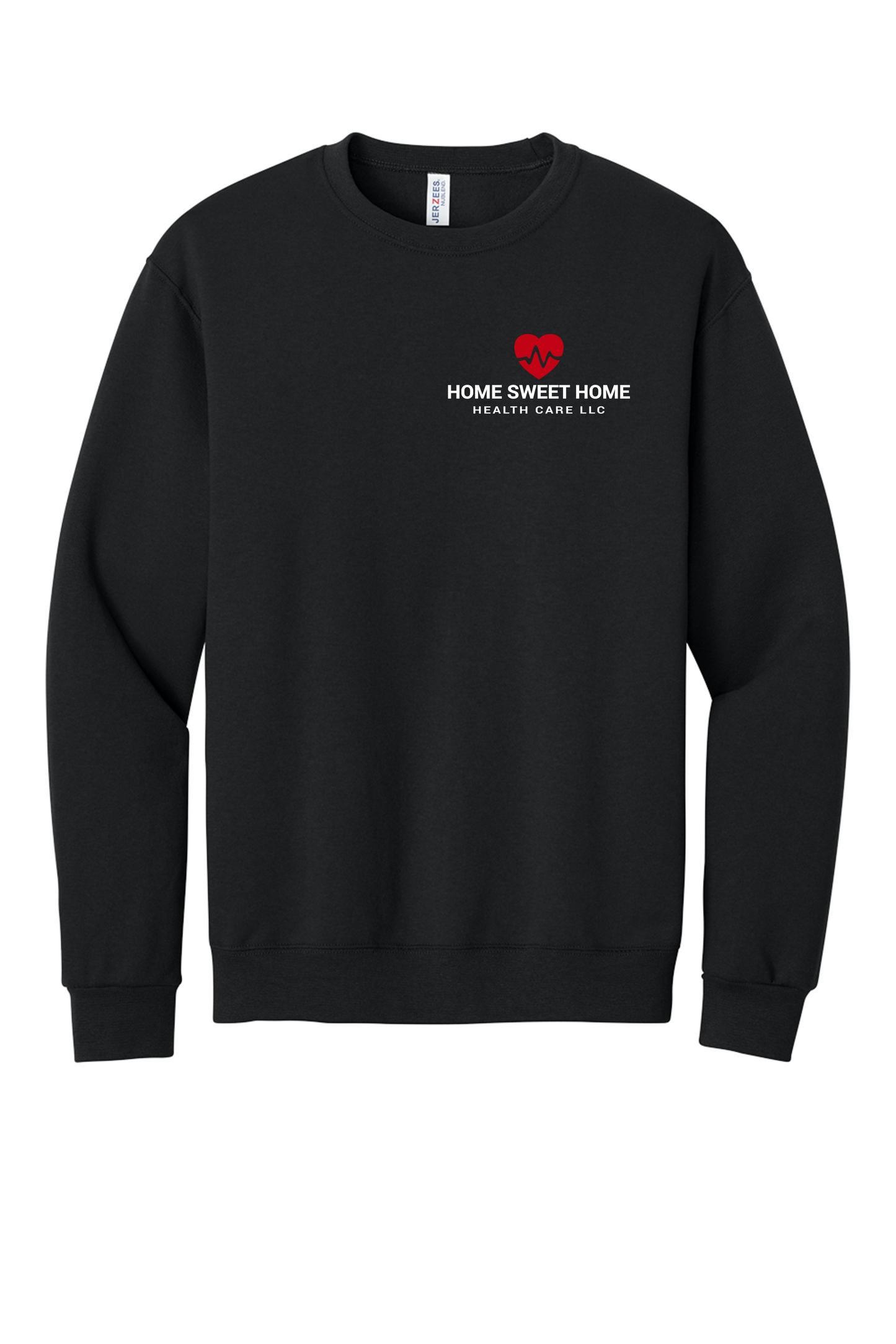Home Sweet Home Heartbeat EMBROIDERED crewneck sweatshirt