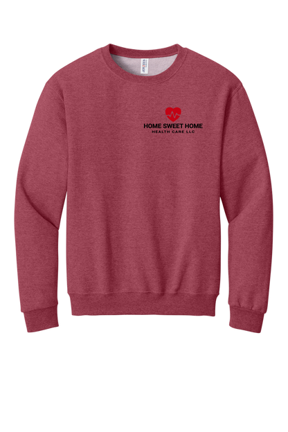 Home Sweet Home Heartbeat EMBROIDERED crewneck sweatshirt
