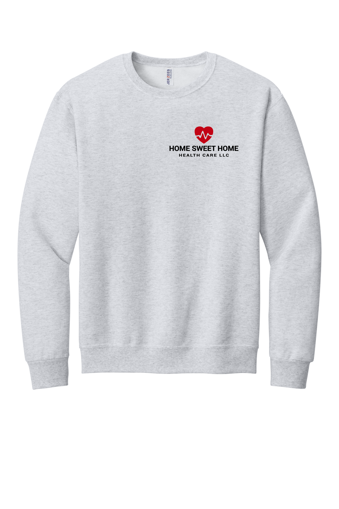 Home Sweet Home Heartbeat EMBROIDERED crewneck sweatshirt