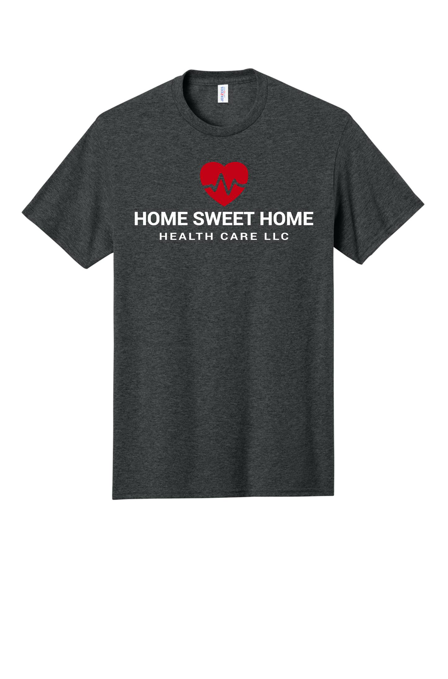 Home Sweet Home Heartbeat Pressed T-Shirt