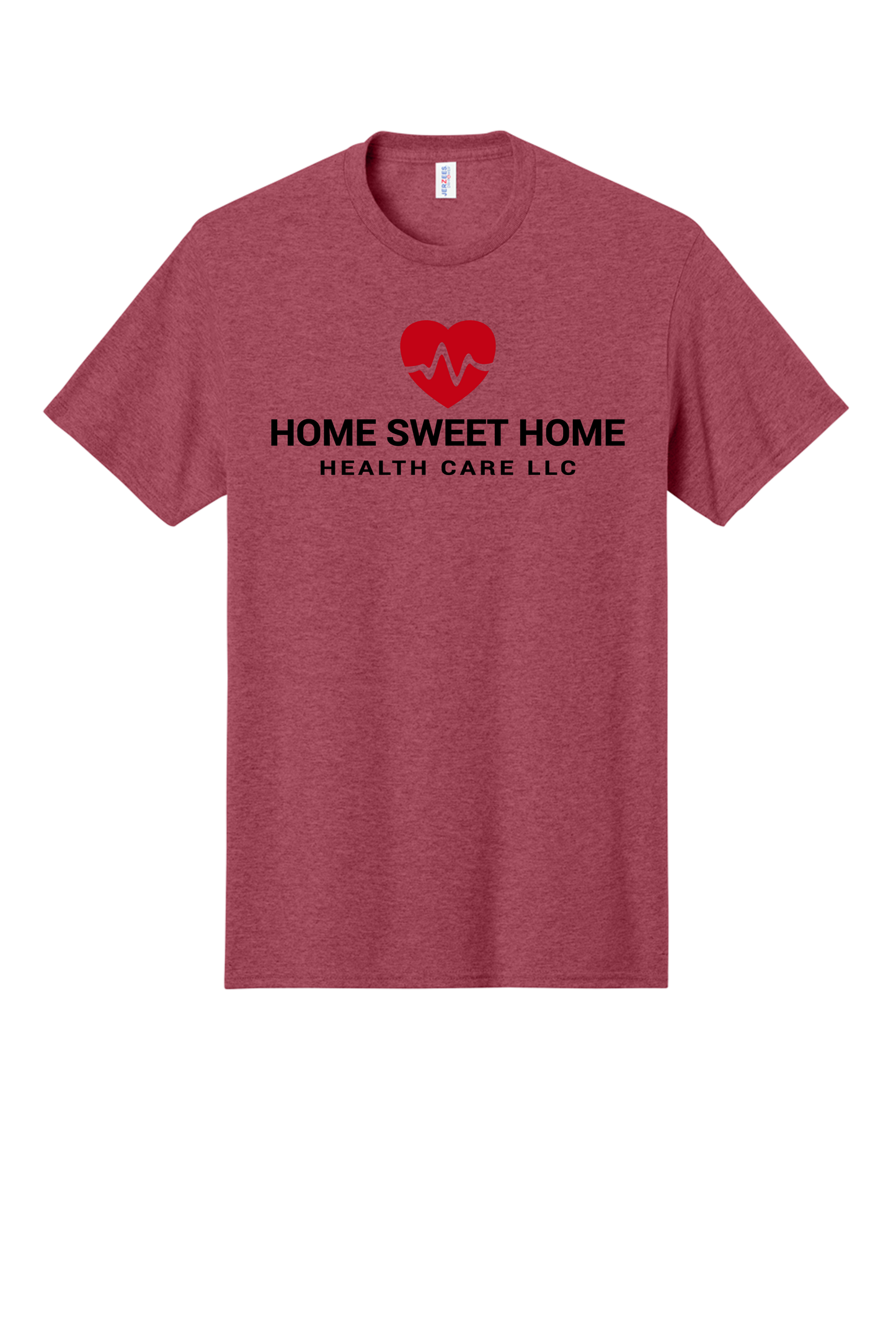 Home Sweet Home Heartbeat Pressed T-Shirt