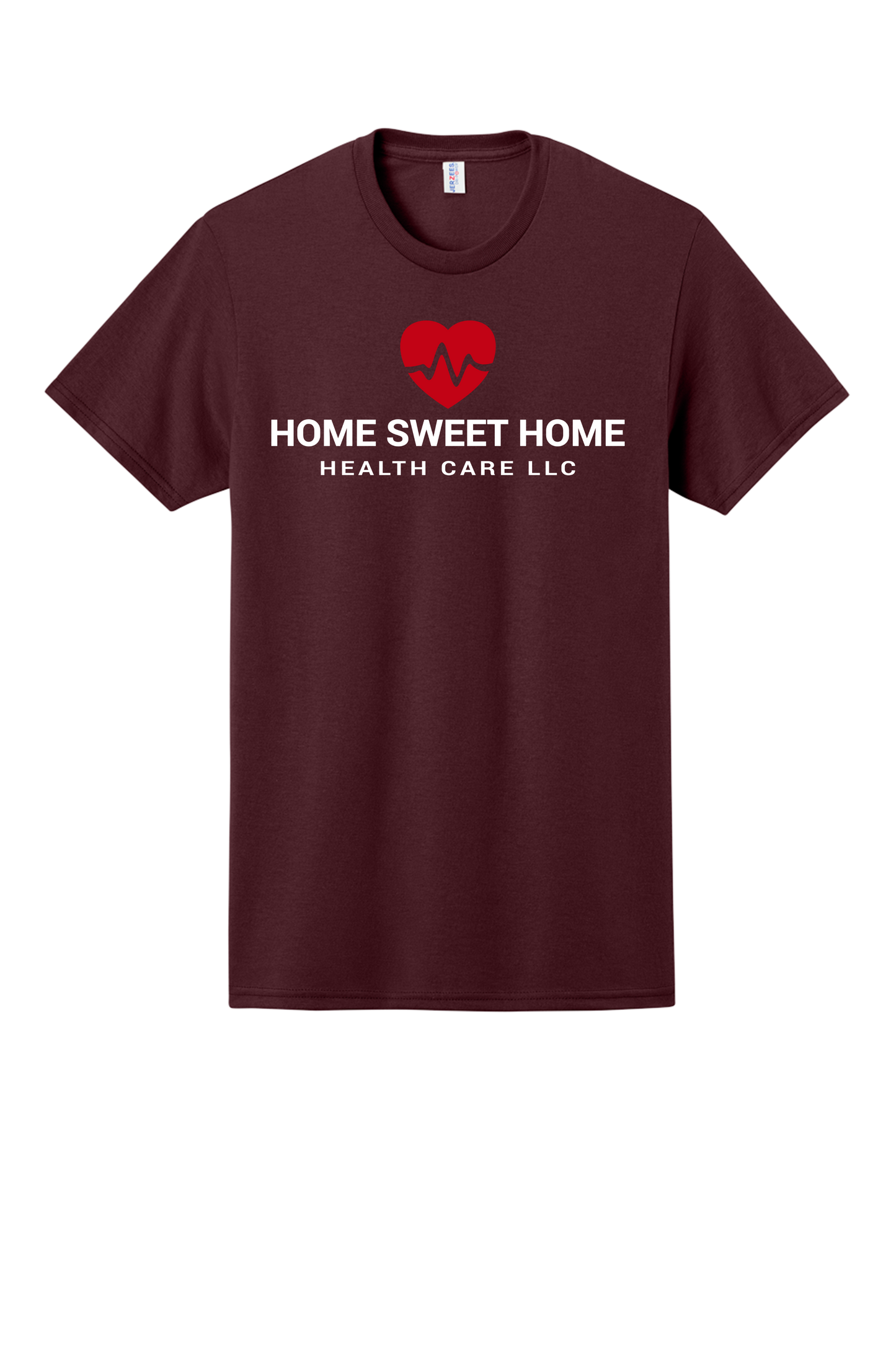 Home Sweet Home Heartbeat Pressed T-Shirt
