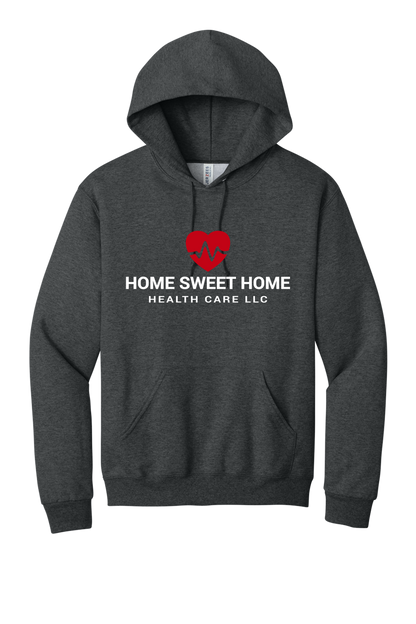 Home Sweet Home Heartbeat Hoodie Pressed Logo