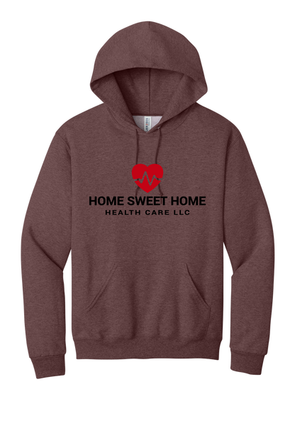 Home Sweet Home Heartbeat Hoodie Pressed Logo
