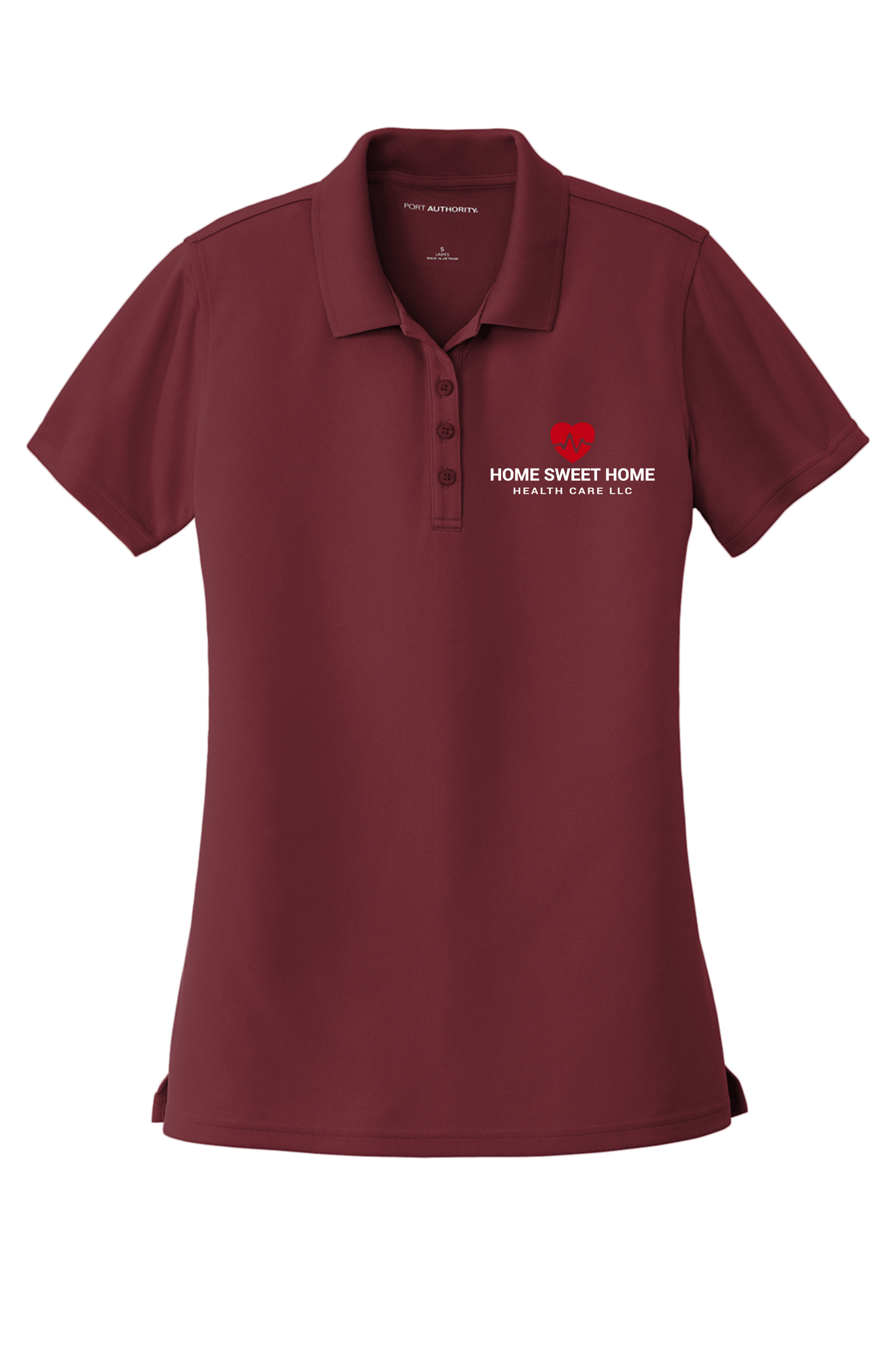 Home Sweet Home original EMBROIDERED women's polo