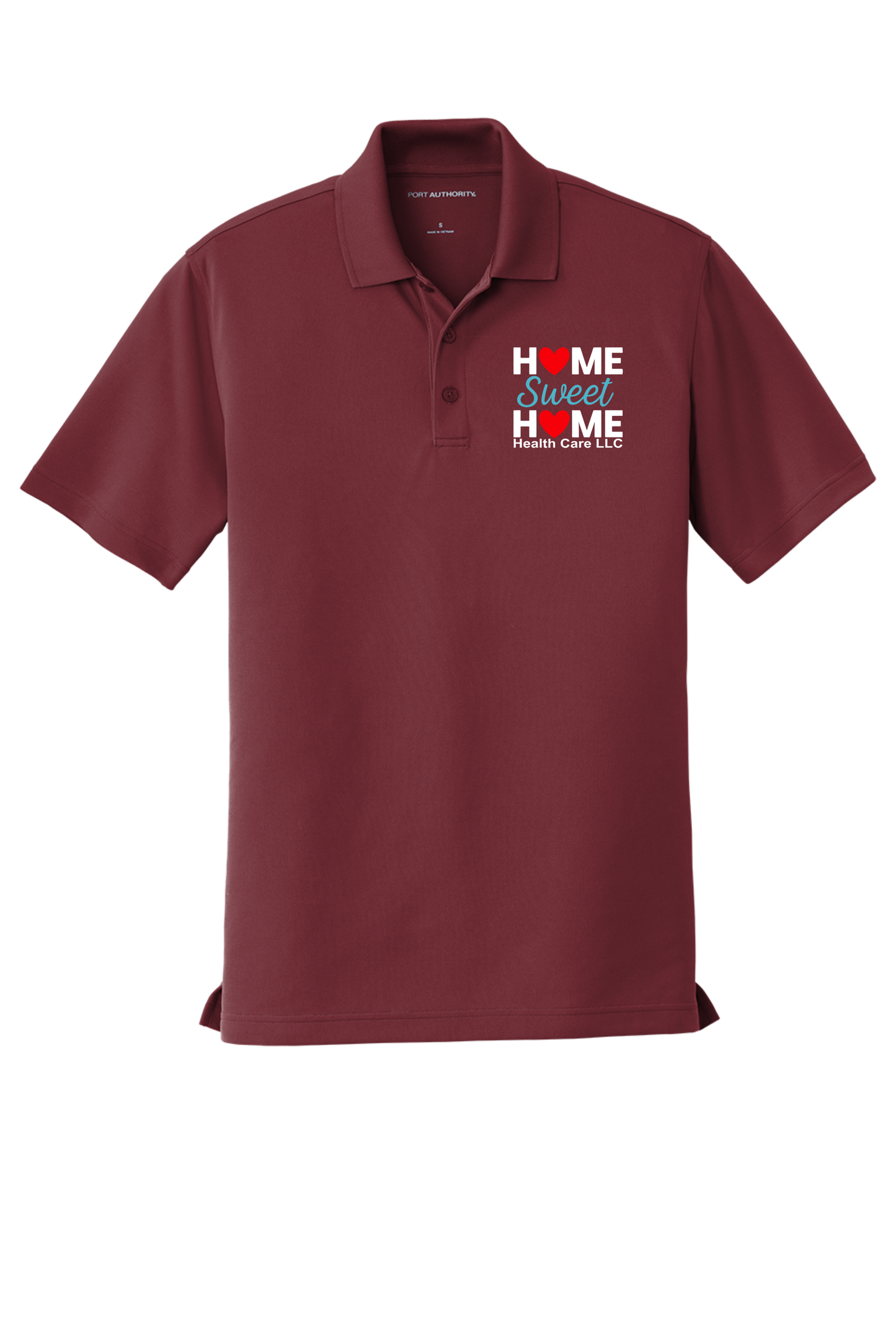 Home Sweet Home Original EMBROIDERED men's polo