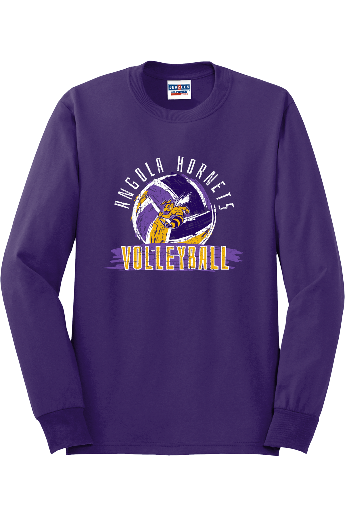 Angola Hornets Volleyball Crewneck Sweatshirt 562M4