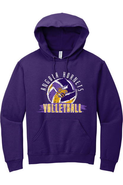 Angola Hornets Volleyball Hooded Sweatshirt 996M4